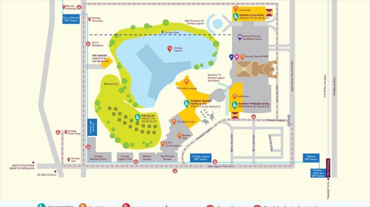 Resort Suites By Landmark At Bandar Sunway Sunway Lagoon Kampong Penaga  Kültér fotó